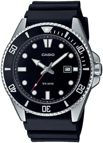 Годинник наручний кварцовий чоловічий водонепроникний оригінальний Casio MDV-107-1A1VEF