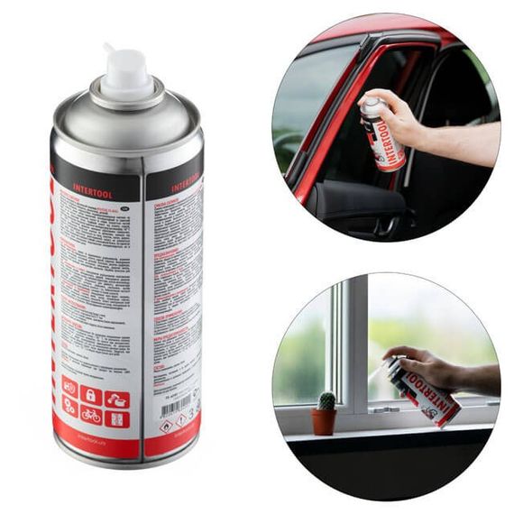 Мастило "Силікон", аерозоль 400 мл INTERTOOL FS-6040 | Зображення 2