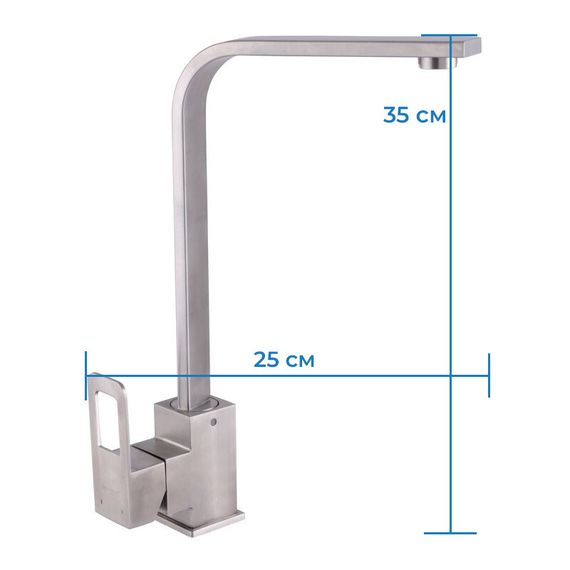 Кухонний змішувач Mixxus FIT 011 (SS2819) | Зображення 2