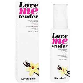 Масажна олія Love To Love LOVE ME TENDER (100 мл) натуральна без консервантів, Ваніль