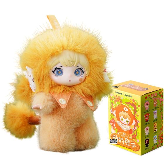 Колекційна м'яка іграшка з кільцем "Паті звіряток" Pop Top 17Zl-0601 серії "Ziyuli"