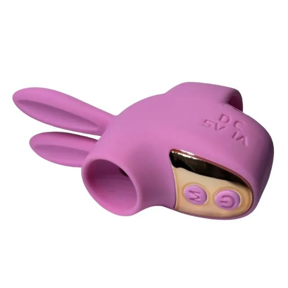 Вібростимулятор на палець Зайчик Passion Play, 12 режимів вібрації + 3 інтенсивності, рожевий Sex Aura | Зображення 4