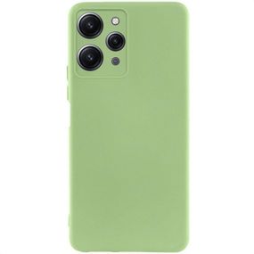 Чохол TPU GETMAN Liquid Silk Full Camera для Xiaomi Redmi 12 Зелений / Pistachio