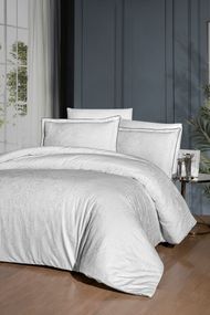 Постельное белье La Romano Premium Satin 200×220 Tracy White