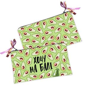 Косметичка жіноча Хочу на Балі 20х12 см (K_20F014)