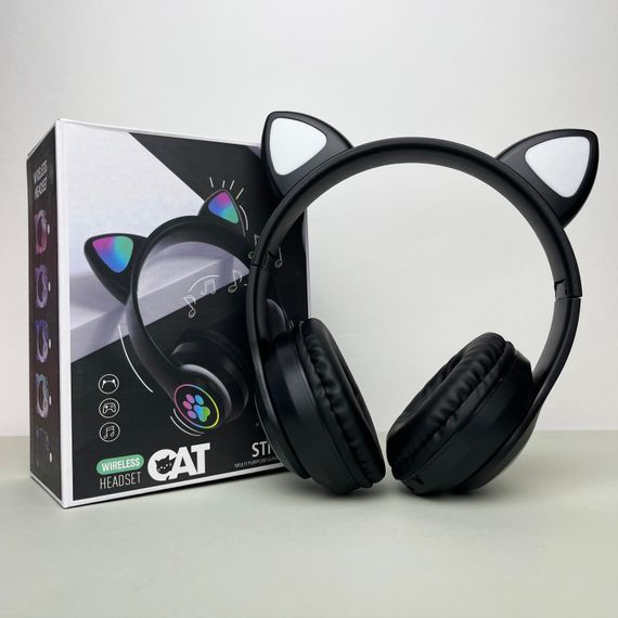 Бездротові навушники Cat Ear RGB STN-28 (Чорний)