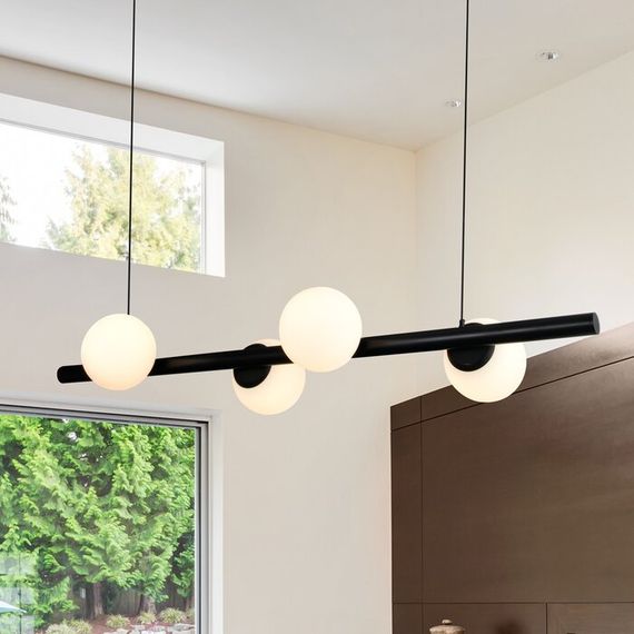 Люстра молекула подвесная LED 36W WW BK (BL-835S/4) | Зображення 4