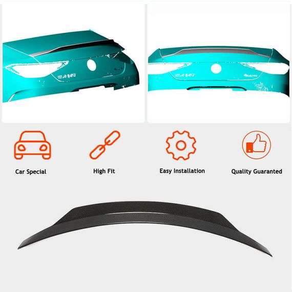 Спойлер V3 (для 2018-2020, Карбон) для Mercedes CLS C257 2018- рр | Зображення 1