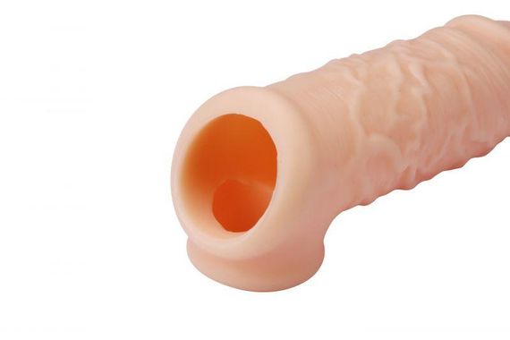 Насадка на пеніс REALSTUFF EXTENDER WITH BALL STRAP 5.5 Sex Aura | Зображення 4