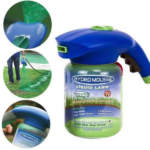 Жидкий газон Hydro Mousse Распылитель для гидропосева газона Искусственное озеленение | Зображення 1