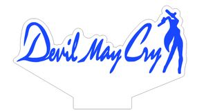 Акриловий світильник-нічник Devil May Cry 3 синій tty-n001997