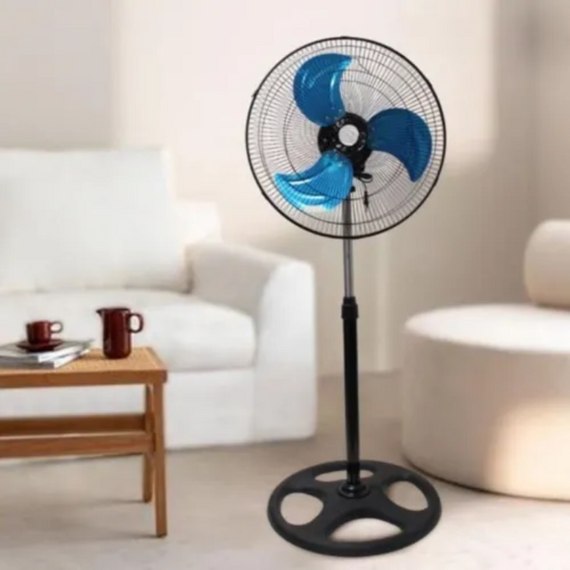 Підлоговий вентилятор для дому та офісу на 3 лопаті, електровентилятор кімнатний 3 швидкості 50 см | Зображення 3