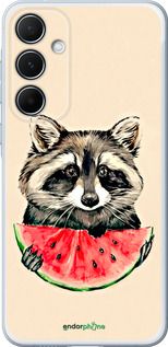 Чохол на Samsung Galaxy A55 Єнотик з кавуном "4605u-3617-2448"