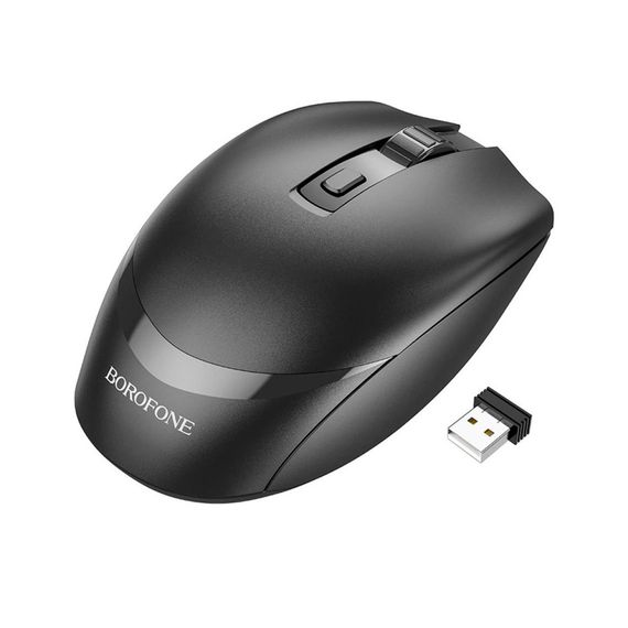 Мышь беспроводная BOROFONE BG7.1600DPI,Black,2.4GHZ,Box | Зображення 2