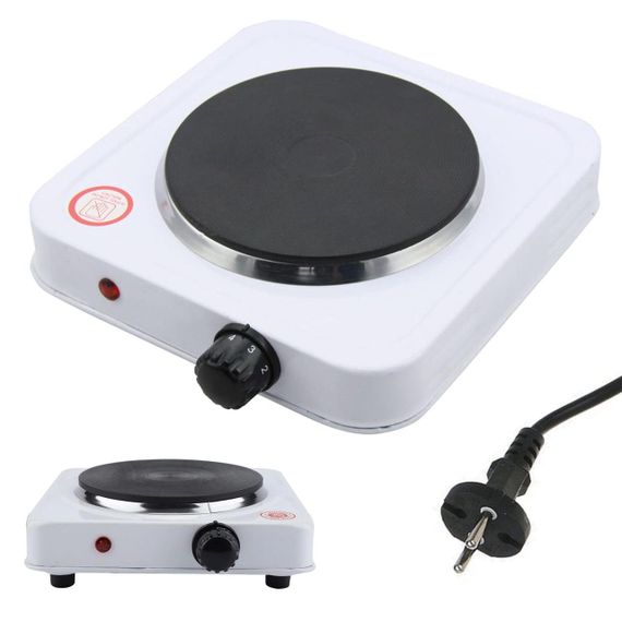 Плита електрична 1000W, на одну конфорку, H-002F / Настільна електроплита