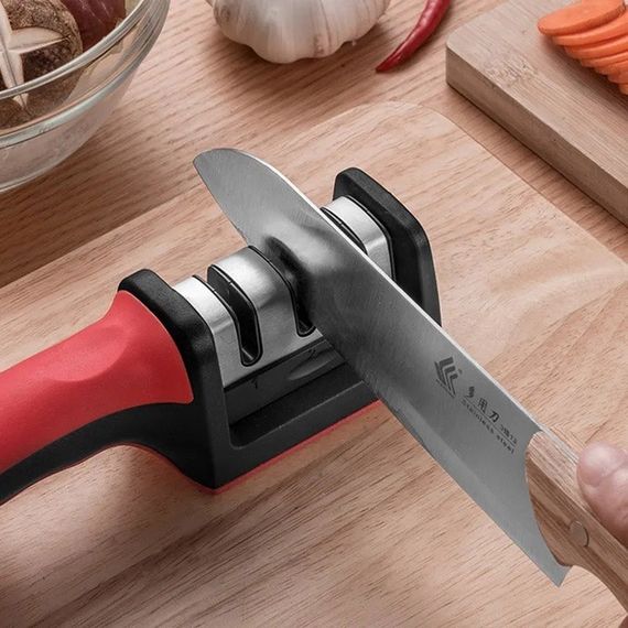 Професійна Ручна Точилка для ножів 3 рівня заточування Fast Sharpener RS-168 | Зображення 4