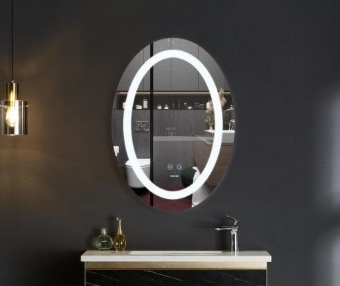 Дзеркало Mixxus PLAIN MV03-50x70 з LED Touch, Anti-fog, димером, регулюванням яскравості (MI6664) | Зображення 3