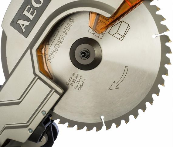 Пила торцовочная с протяжкой cетевая AEG PS254L (254 мм, 90 мм, 2000 Вт, 19.5 кг) | Зображення 4