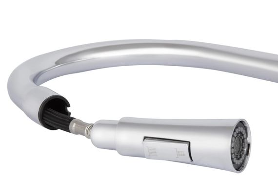 Змішувач для кухні Qtap Vlasta New з висувним виливом QTVLA344CRM45646 | Зображення 3