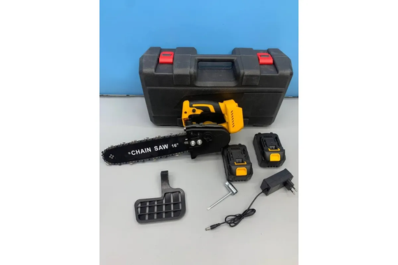 Акумуляторна ланцюгова пилка Electric SAW 16 дюймів у валізі + 2 акумулятори потужна електропилка ND-16 | Зображення 3