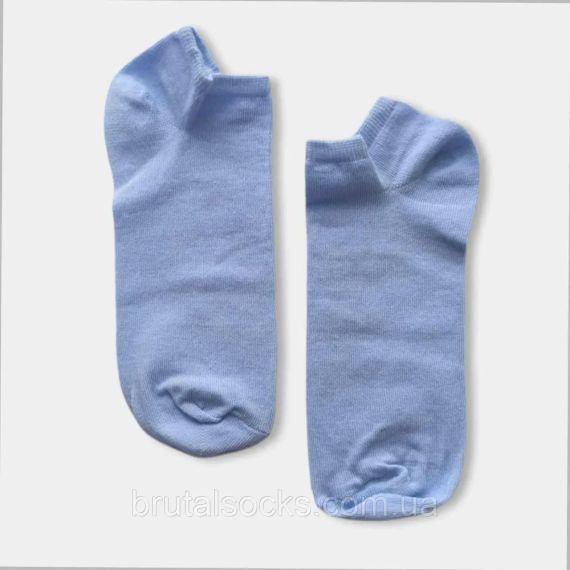 Короткі шкарпетки жіночі однотонні Twinsocks р-23-25(38-40) сірий, чорний, білий, жовтий, бузок, персиковий | Зображення 1