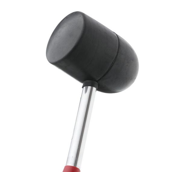 Киянка гумова 1250 г, чорна INTERTOOL HT-0228 | Зображення 2