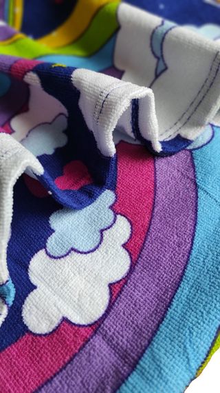 Дитячий рушник з капюшоном Єдиноріг та Веселка 115х60 см HomeBrand | Зображення 1