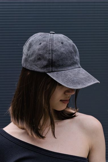 Кепка бейсболка Vintage Without з принтом NotDead Black | Зображення 6
