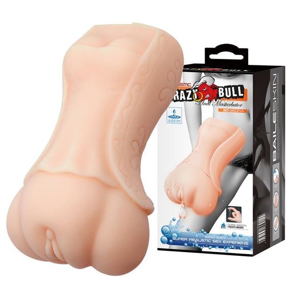 Мастурбатор вагина CRAZY BULL-3D VAGINA, Water lubricant Sex Aura | Зображення 7