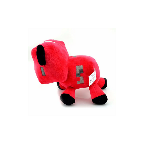 Плюшева іграшка Грибна Корова Майнкрафт 21 см, червона корова з білими плямами на спині | Зображення 5