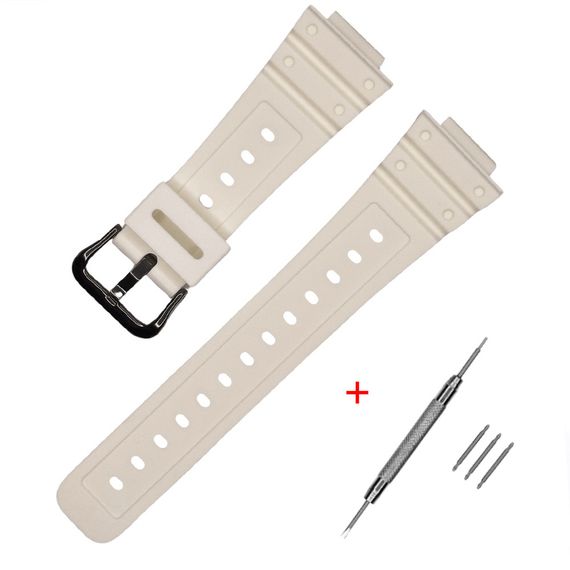 Ремінець для Годинник C2asio G-Shock DW-5600 B White BK