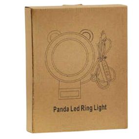 Лампа світлодіодна кругла настільна світло холодний/нейтральний/теплий USB Чорна