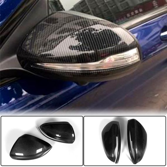 Кришки дзеркал V2 (Карбон) для Mercedes C-сlass W205 2014-2021 рр | Зображення 5