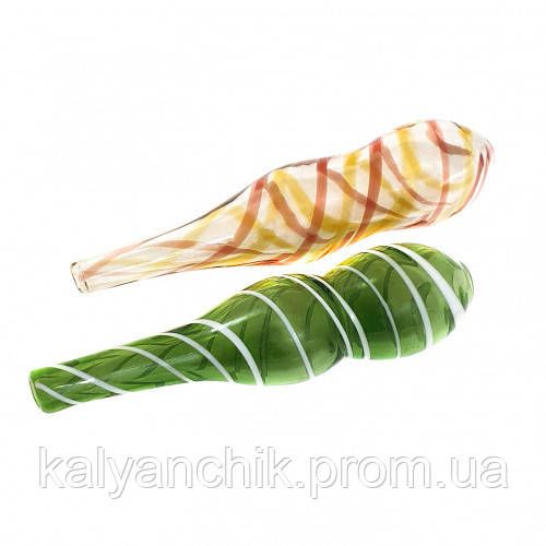 Мундштук для кальяна стеклянный Garden зеленый | Зображення 1