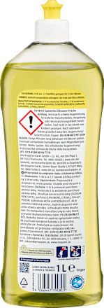 Засіб для миття посуду 1л Denk Mit Zitronen Fresh (цитрусова свіжість) | Зображення 1