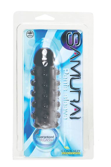 Насадка SAMURAI PENIS SLEEVE, BLACK, Черный | Зображення 1