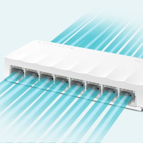 Коммутатор TP-LINK LiteWave LS1008 8xFE неуправляемый (LS1008) | Зображення 5