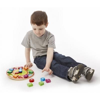 Розвиваюча іграшка Melissa&amp;Doug Годинник-сортер (MD18593) | Зображення 3