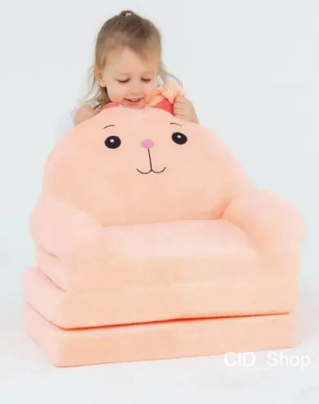 М'яке дитяче крісло плюшеве, м'яке крісло-ліжко для дітей | Зображення 6