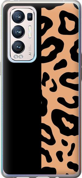 Чехол на Oppo Reno5 Pro Plus Пятна леопарда "4269u-2243-17620"