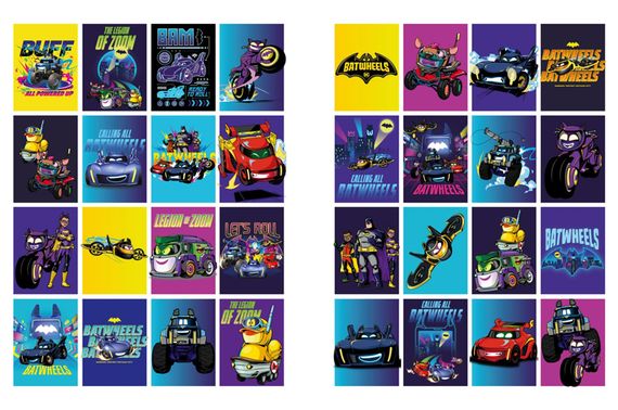 Розмальовка зі стікерами LCB39 "Batman: Batwheels" Ideyka | Зображення 2