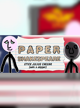 Paper Shakespeare: Stick Julius Caesar (with a dagger) Steam Key GLOBAL