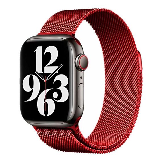 Ремінець для Apple Watch Milanese Loop 42/44/45/49 mm Колір Barbie Pink | Зображення 2