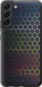 Чехол на Samsung Galaxy S22 Plus Переливающиеся соты "498u-2495-17620"