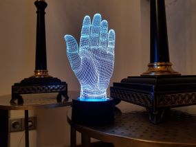 Сменная пластина для 3D светильников "Дай пять" 3DTOYSLAMP