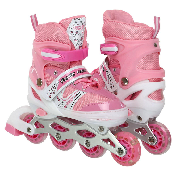 Комплект роликовые коньки раздвижные Scale Sports с шлемом и защитой S (31-34) | Зображення 1