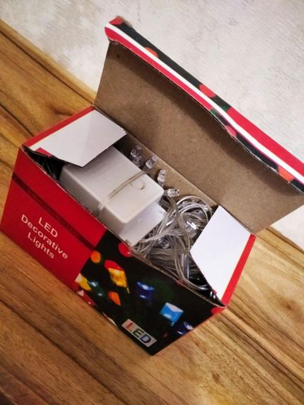 Гірлянда світлодіодна новорічна біла 100 LED 6 м | Гірлянда електрична | Новоричнева гірлянда | Гірлянда | Зображення 5