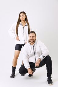 Зіп Худі унісекс МА (01) молоко