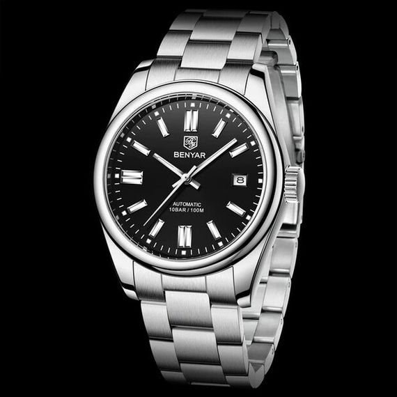 Benyar Чоловічий механічний годинник Benyar Automatic 10 BAR | Зображення 7