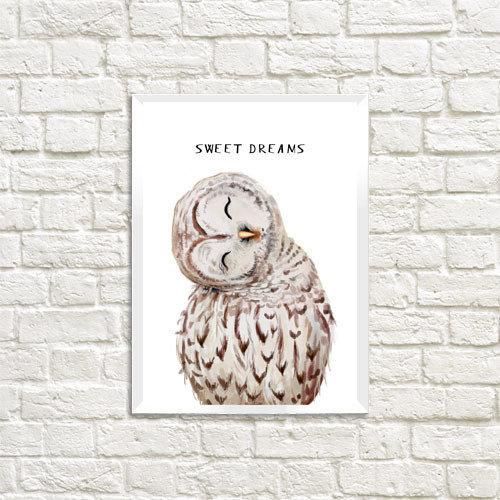 Постер у рамці Sweet dreams A4 (WMT4_19NG016_WH)